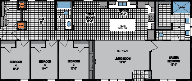 Spectra rh7115 floor plan home features